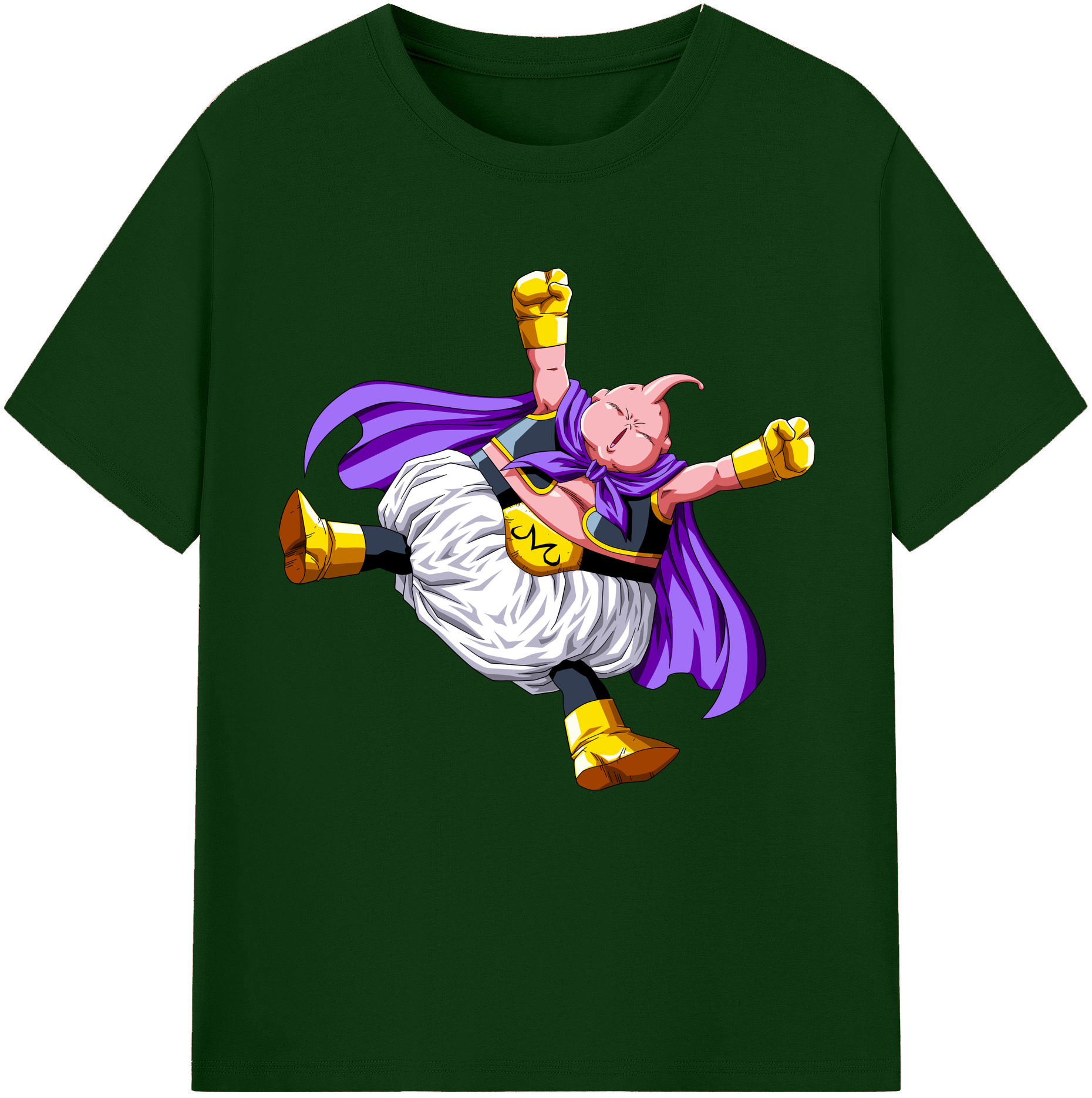 （画像用） ドラゴンボール 魔人ブウ DRAGON BALL Majin Buu 綿100％半袖Tシャツ（フロントプリント）